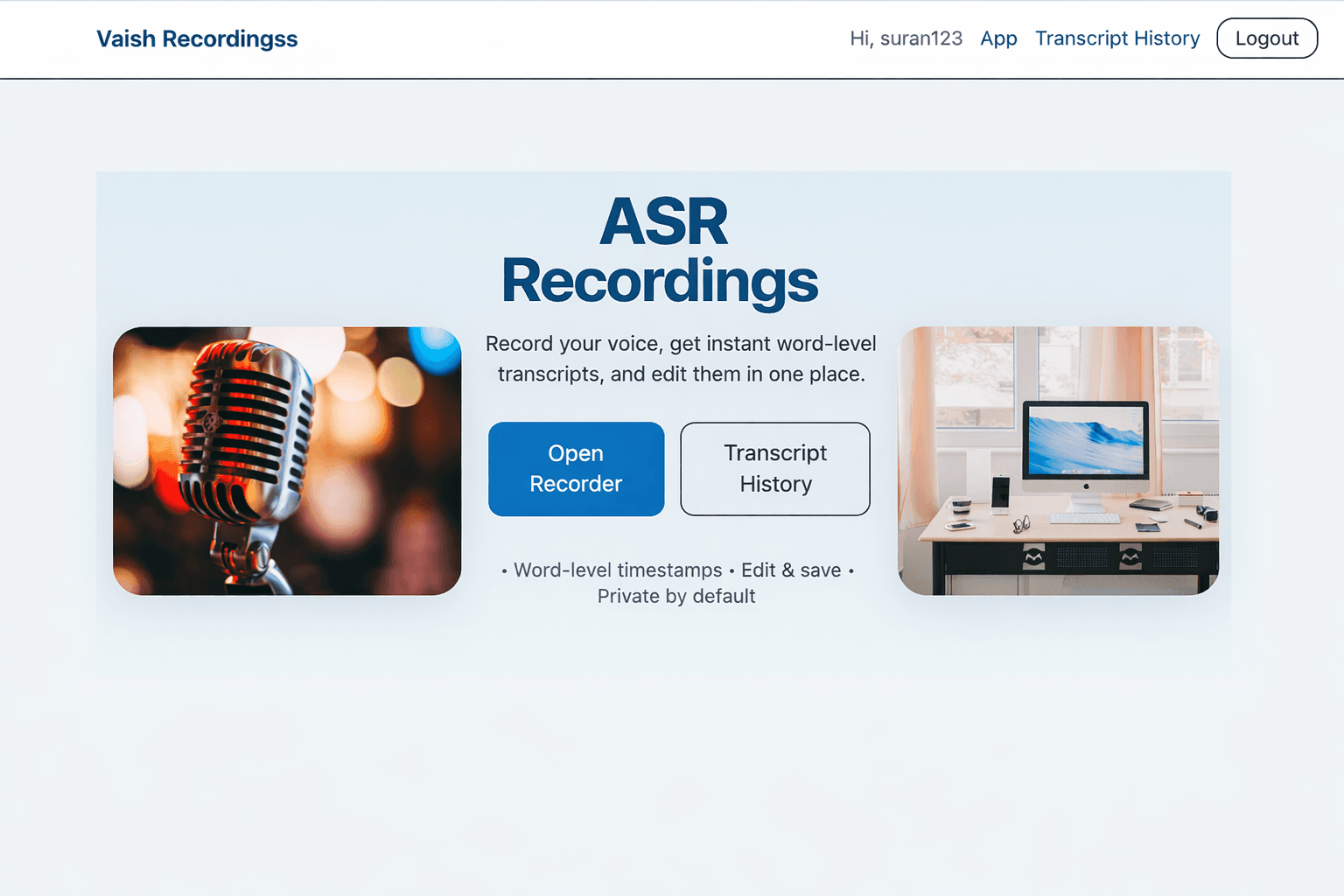 ASR Whisper Transcriber